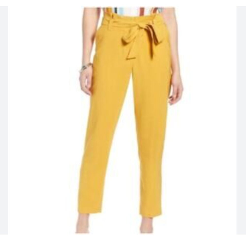 Halogen Cropped Work Pants – Size 8 | Mustard Yellow | Unworn